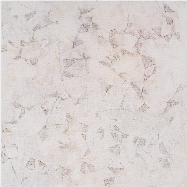 2019, oil pencil and oil pastel on canvas, 130×130cm